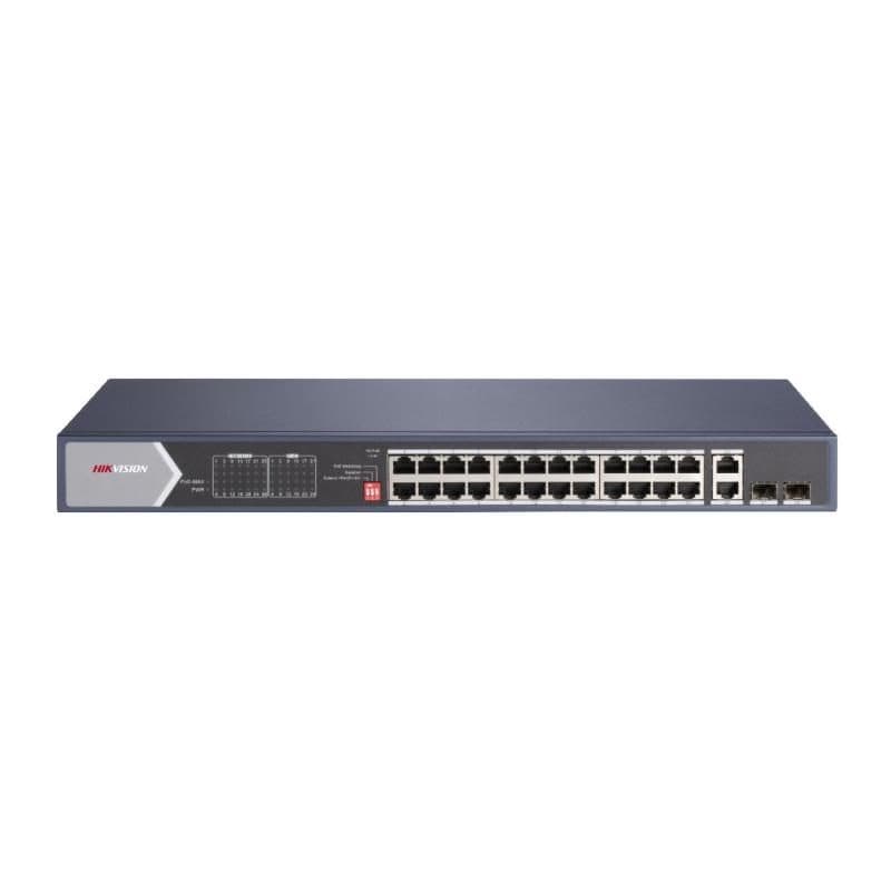 Switch 24 porte LAN Gigabit PoE 802.3af/at/bt L2 unmanaged - Hikvision DS-3E0528HP-E