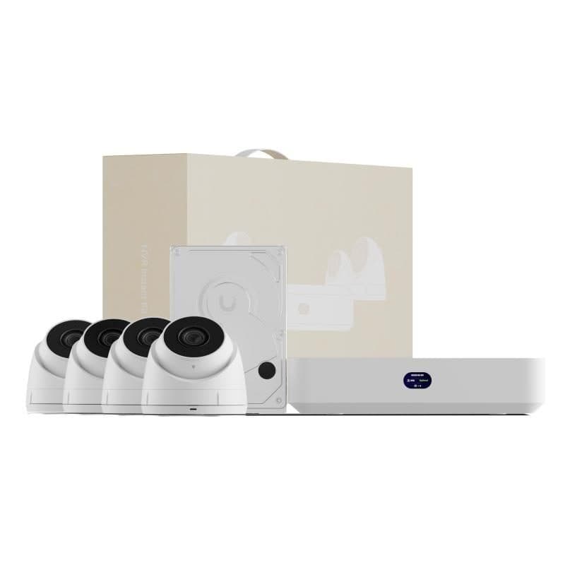 Kit NVR Protect compatto: include 1 UNVR, 4 UVG-G5-Turret-Ultra e 1 HDD 1TB - Ubiquiti UNVR-Instant-Kit