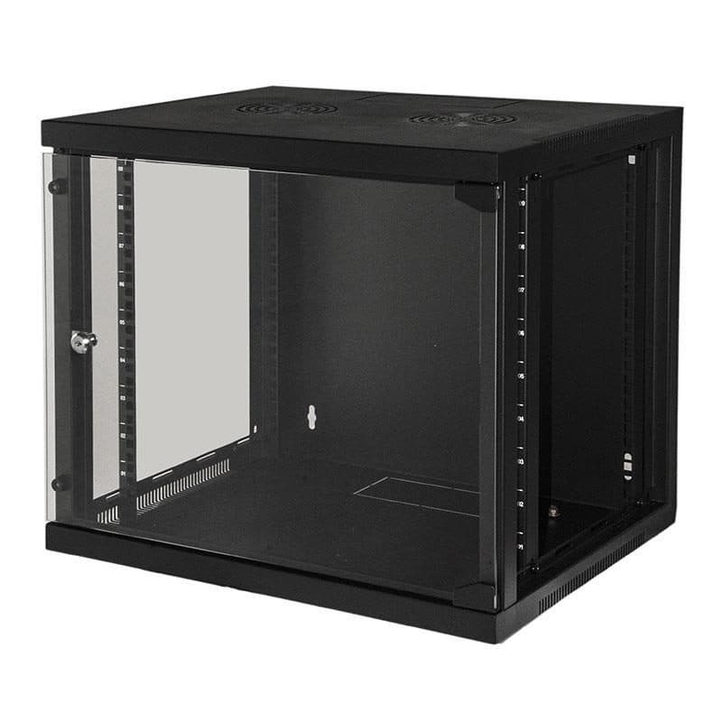 Link armadio 9 unita` da muro per reti (a)485 x (l)540 x (p) 450 mm colore nero - Digitus-link ESF-7111