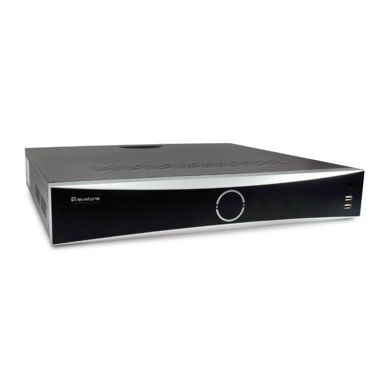 Videoregistratore di rete (NVR) nero, grigio - LevelOne NVR-0411