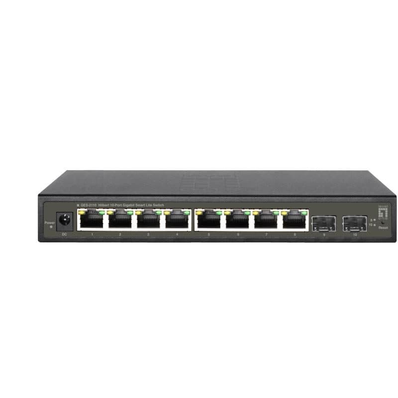 Switch di rete gestito L2 Gigabit Ethernet (10/100/1000) nero - LevelOne GES-2110