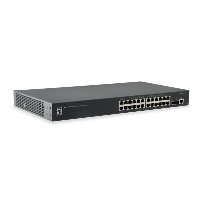 Switch di rete gestito L2 Gigabit Ethernet (10/100/1000) nero - LevelOne GTL-2661