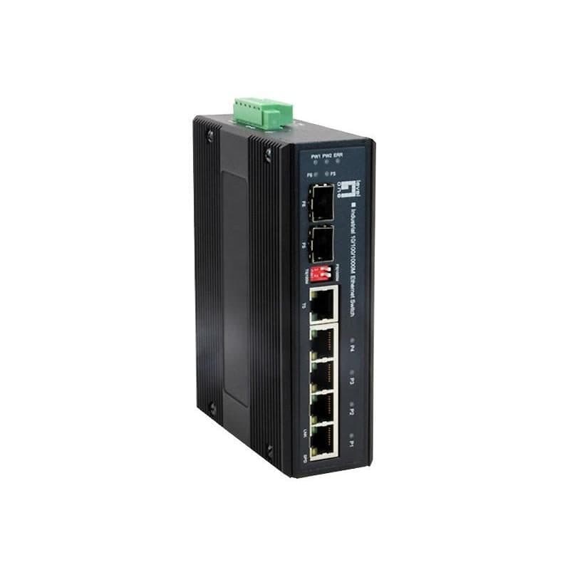 Switch di rete Gigabit Ethernet (10/100/1000) nero - LevelOne IES-0600