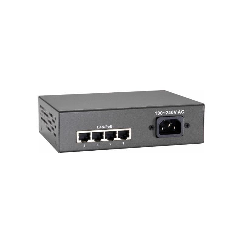 Switch di rete Fast Ethernet (10/100) con supporto Power over Ethernet (PoE) grigio - LevelOne FEP-0511