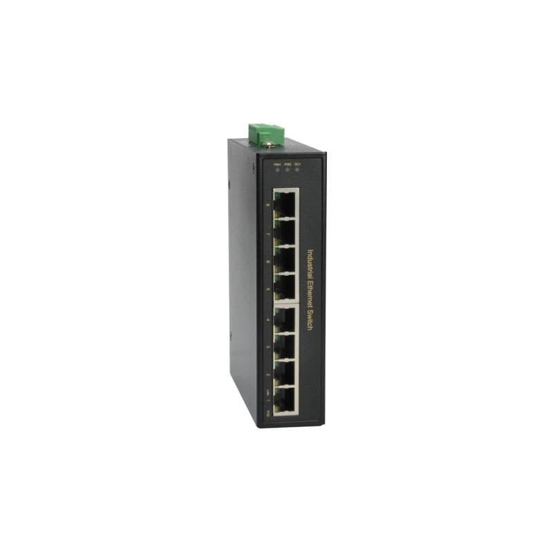 Switch di rete Fast Ethernet (10/100) con supporto Power over Ethernet (PoE) nero - LevelOne IFP-0801
