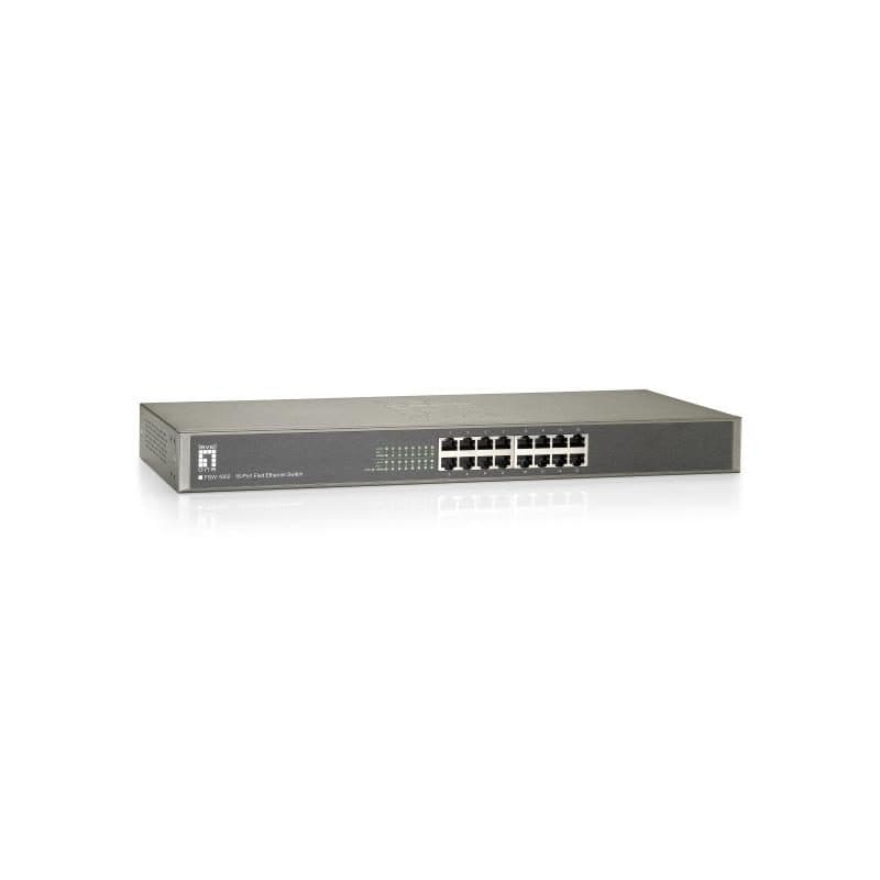 Switch di rete non gestito Fast Ethernet (10/100) grigio - LevelOne FSW-1650