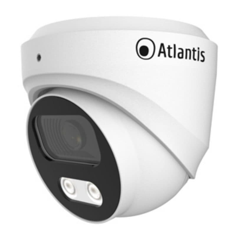 Videocamera IP PoE dome 8Mpx 3872x2180 20 fps H.264/265 1/2.7 CMOS 2 x IR LED 10 m - Atlantis Ultraplex A11-U810A-DP