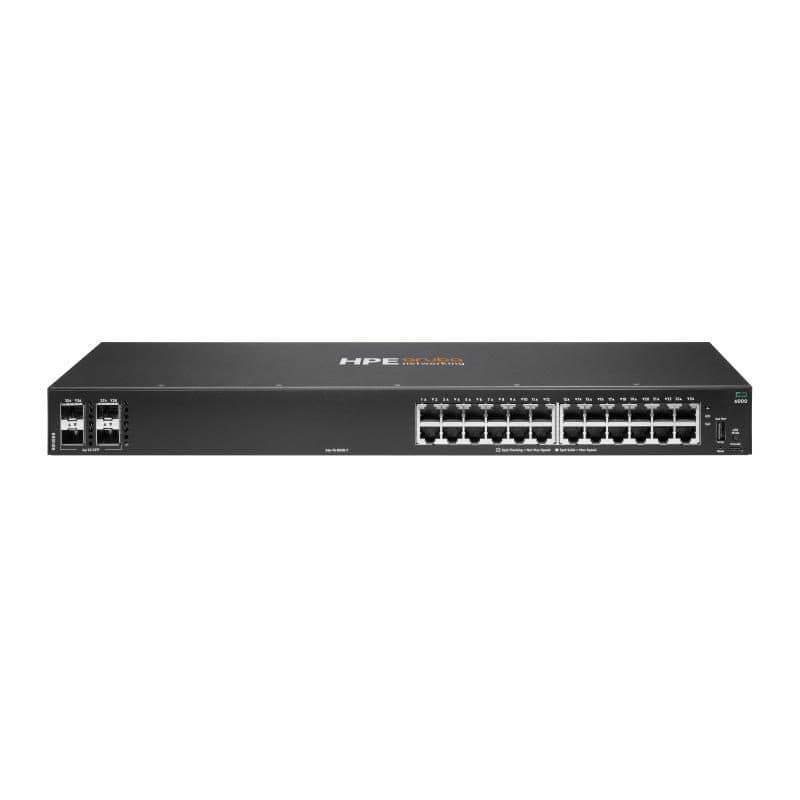 Switch Aruba CX 6000 24 x 10/100/1000 + 4 x 1Gb SFP - HPE R8N88A R8N88B