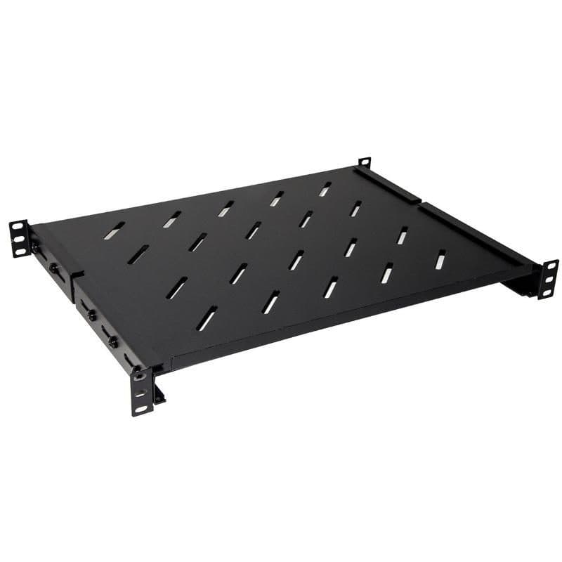 Ripiano per armadio rack 19 pollici 1 unità profondità 350 mm allungabile nero - Link