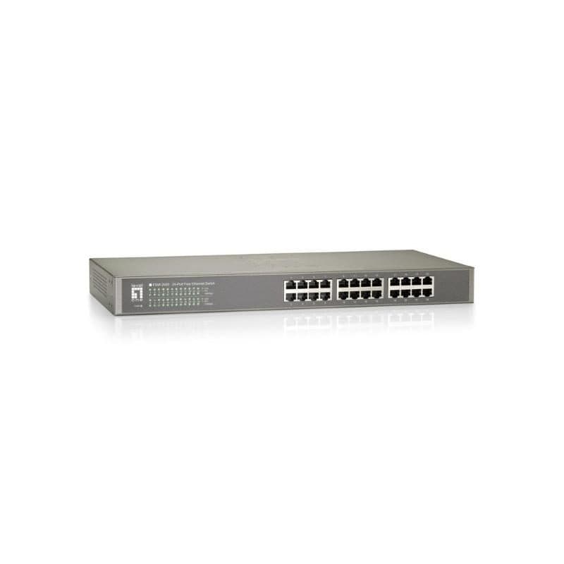Switch di rete non gestito Fast Ethernet (10/100) nero - LevelOne FSW-2450