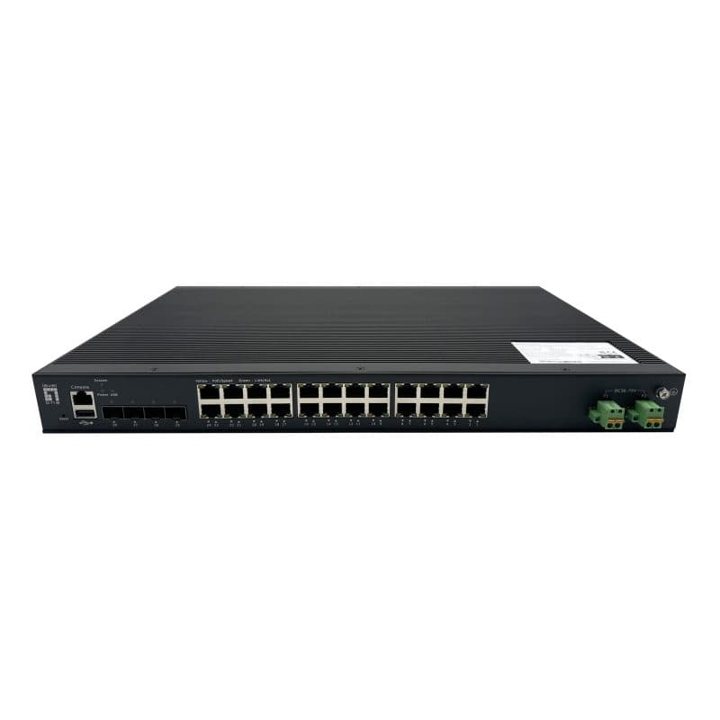 Switch di rete gestito L2+ Gigabit Ethernet (10/100/1000) con supporto PoE nero - LevelOne IXP-2871