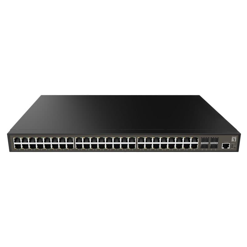 Switch di rete gestito L2+ Gigabit Ethernet (10/100/1000) 1U nero - LevelOne GEL-5271