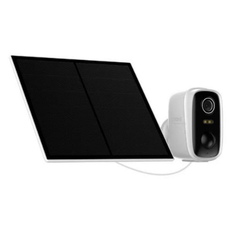 Telecamera da esterno con pannello solare, 2K giorno e notte, audio bidirezionale, bianca - Strong Falky Solar
