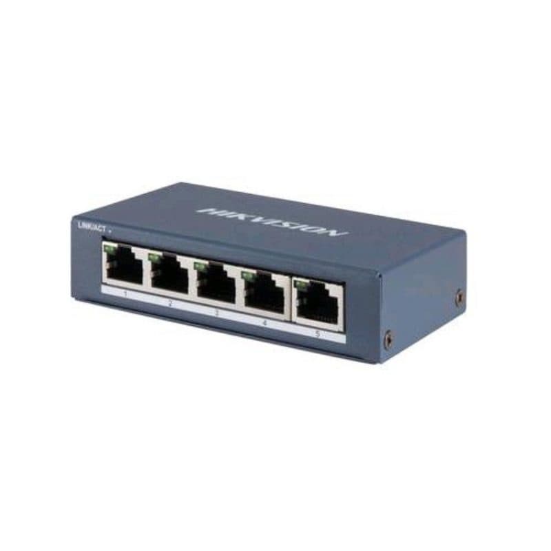 Switch non gestito 5 porte Gigabit 10/100/1000 - Hikvision DS-3E0505-E