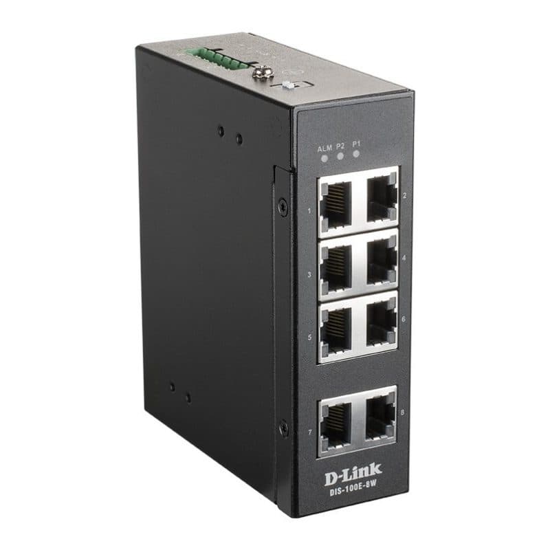 Switch di rete non gestito L2 Fast Ethernet (10/100) nero - D-Link DIS-100E-8W