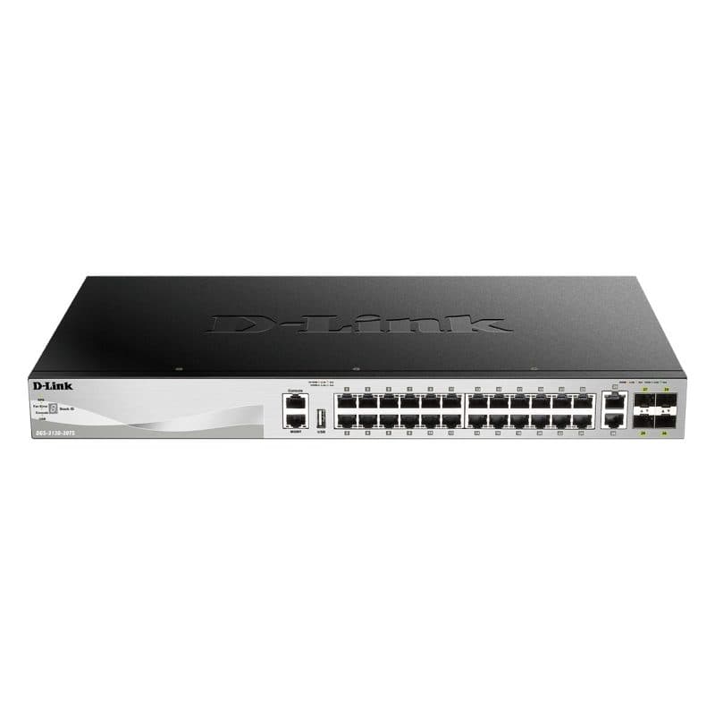 Switch di rete gestito L3 Gigabit Ethernet (10/100/1000) grigio - D-Link DGS-3130-30TS/E