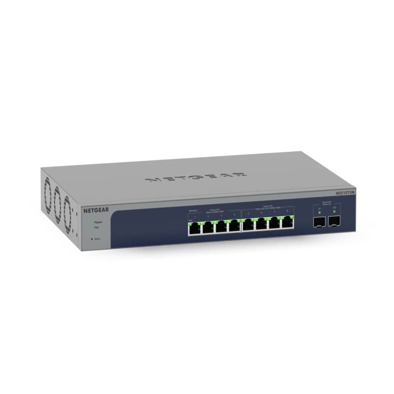 Switch di rete gestito L2/L3/L4 10G Ethernet (100/1000/10000) grigio, blu - Netgear MS510TXM