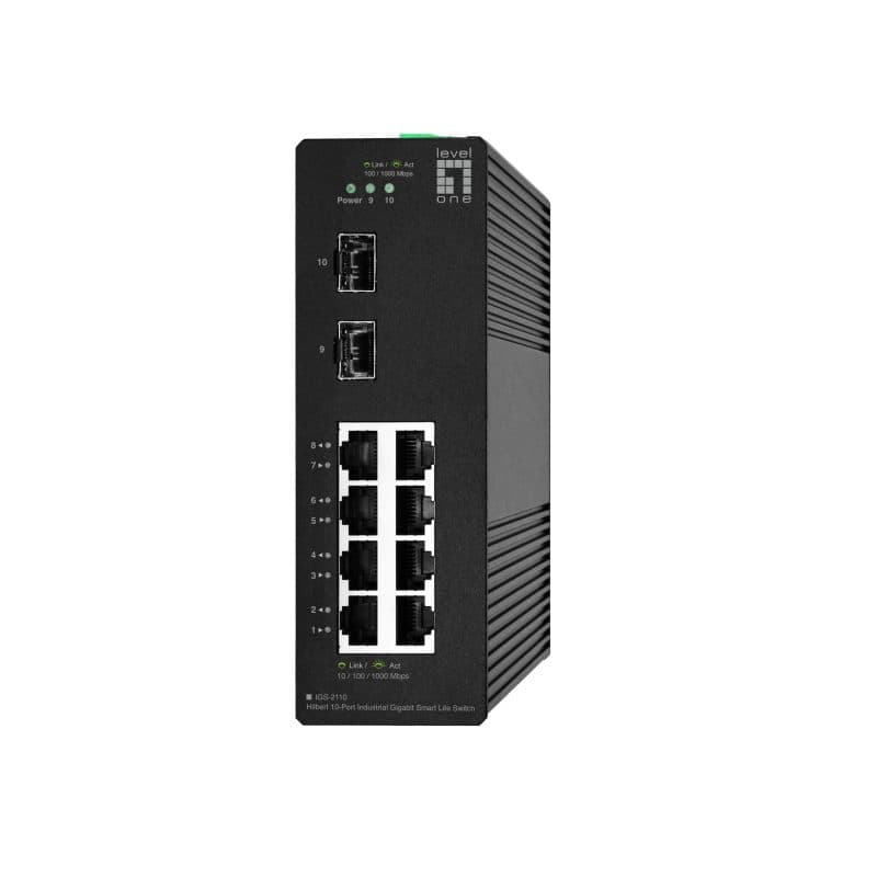 Switch di rete gestito L2 Gigabit Ethernet 10/100/1000 nero - LevelOne IGS-2110