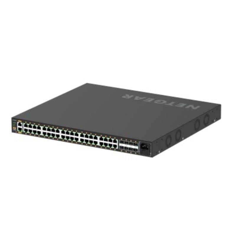 Switch di rete gestito L2/L3/L4 Gigabit Ethernet (10/100/1000) con PoE nero - Netgear GSM4248PX-100EUS