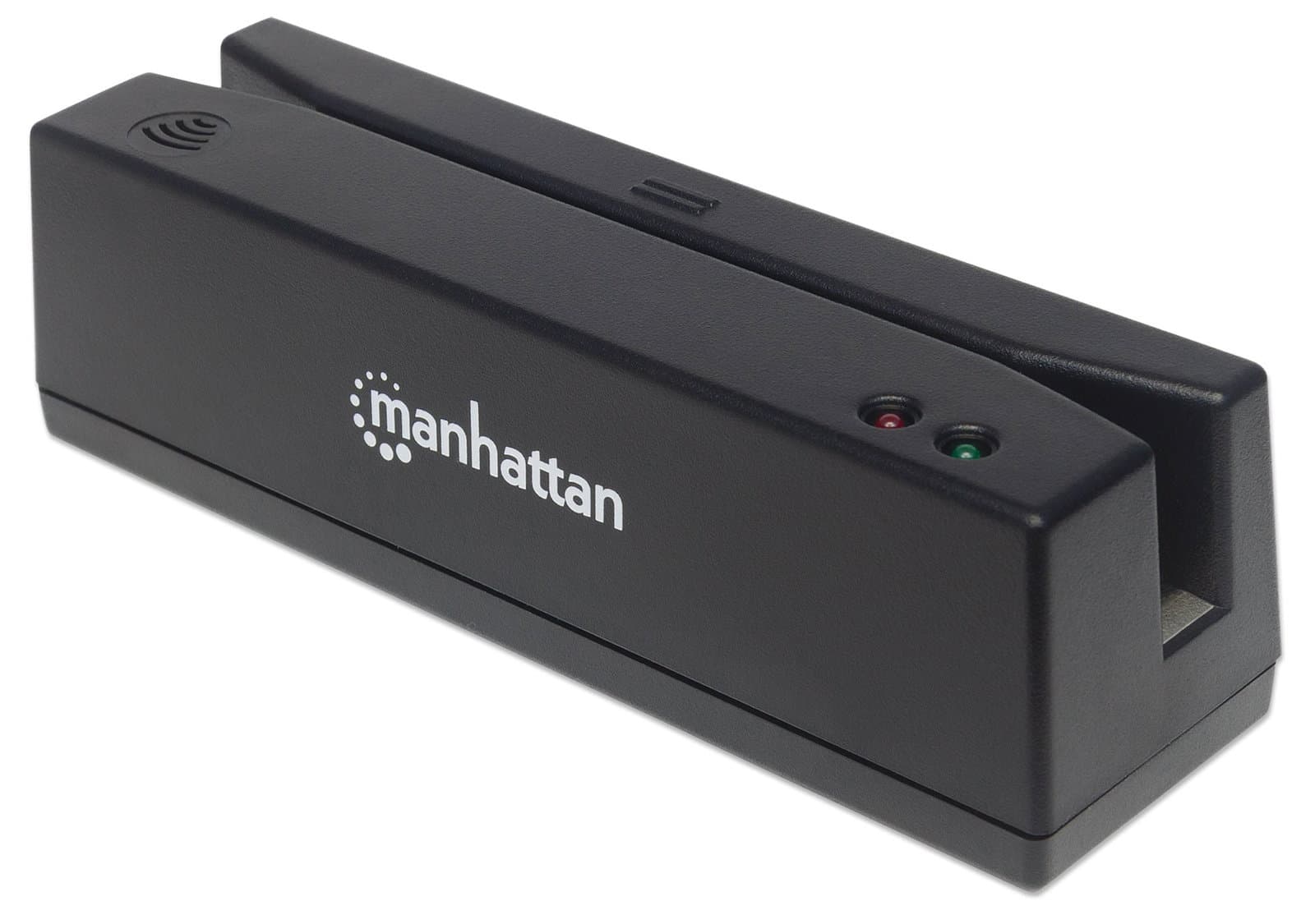 Lettore di card a banda magnetica traccia 1, 2 e 3 interfaccia USB - Manhattan I-BADGE 123-USB/ET