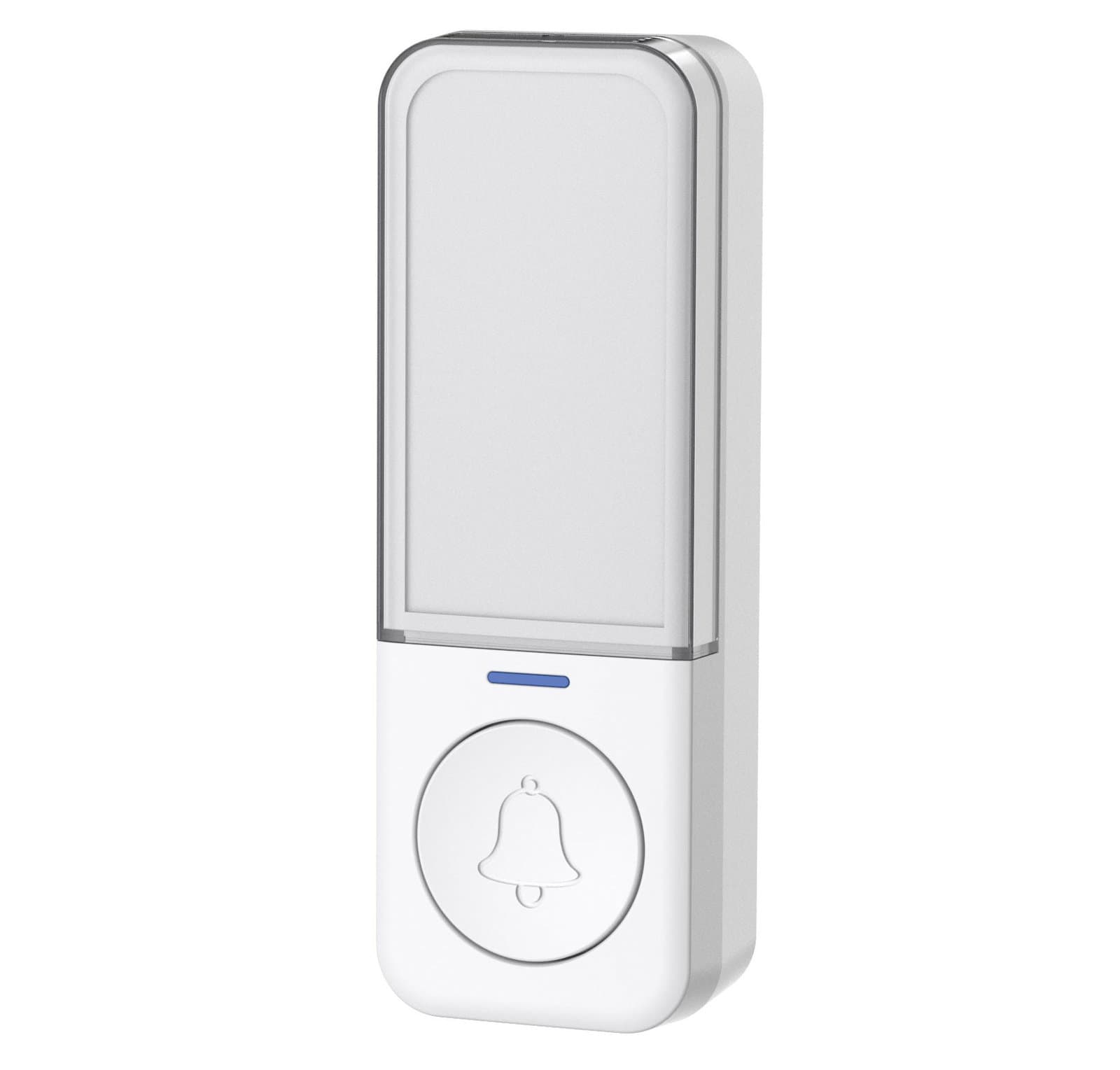 Trasmettitore Aggiuntivo IP56 Battery Free per Campanello Wireless fino a 180m - Techly I-BELL-RING05T