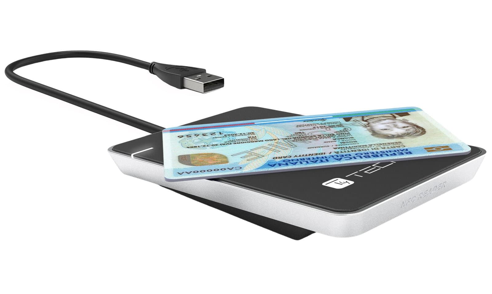 Lettore contactless RFID NFC per CIE e Tessera Sanitaria - Techly I-CARD CAM-CIE