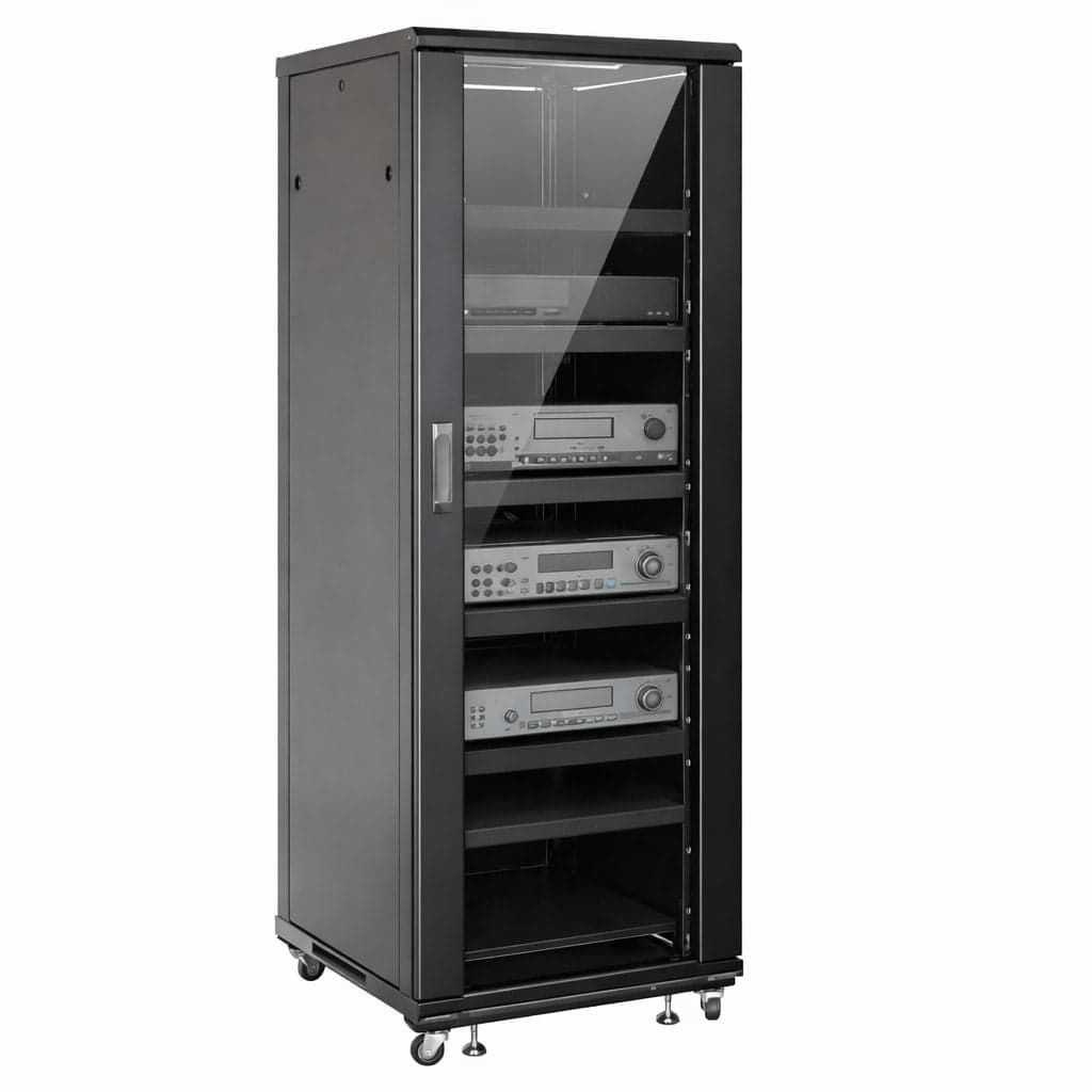 Armadio Rack 19" 600x600 36U per Audio Video Nero - Techly Professional I-CASE AV-2136BKTY