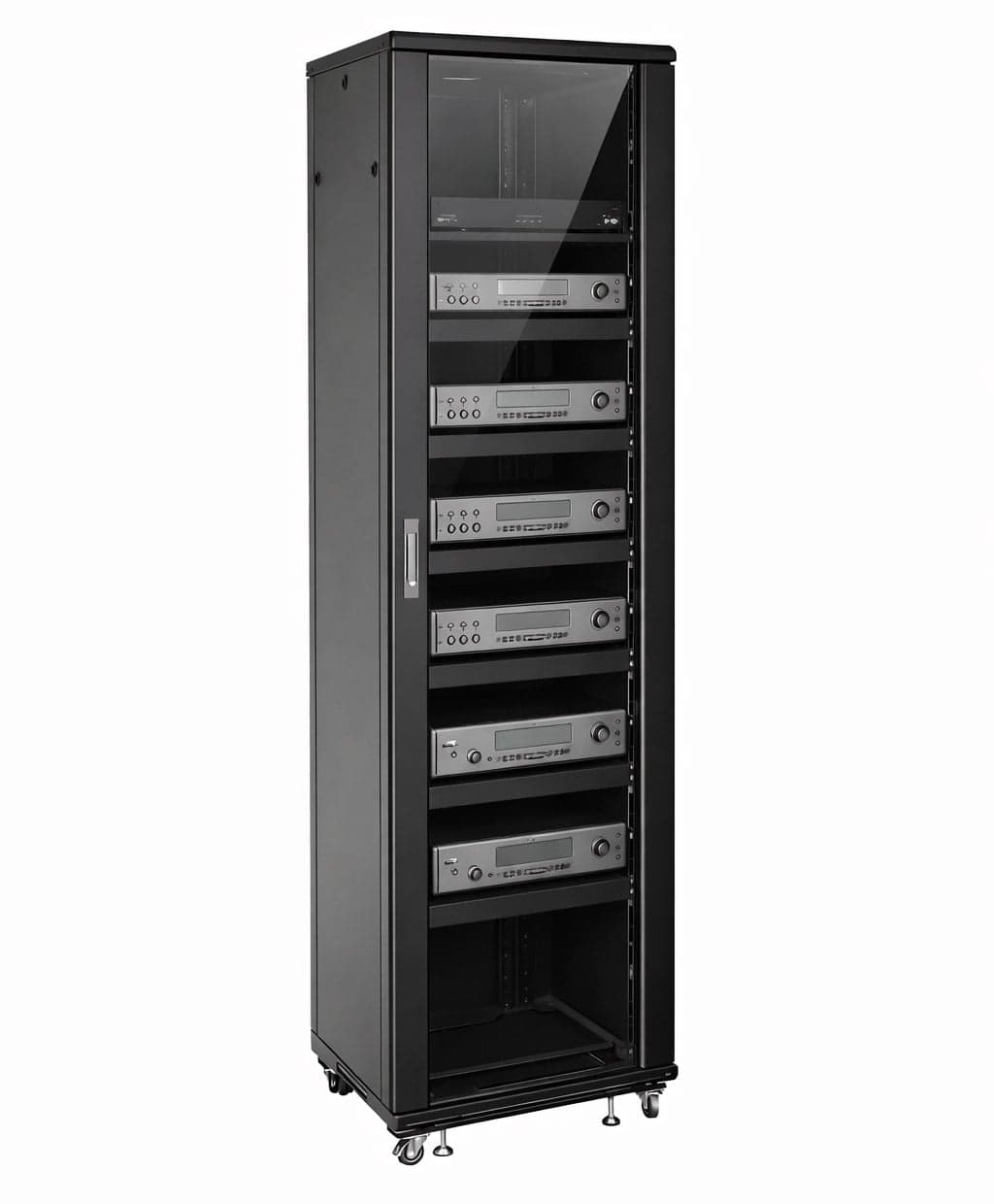 Armadio Rack 19" 600x600 44U per Audio Video Nero - Techly Professional I-CASE AV-2144BKTY
