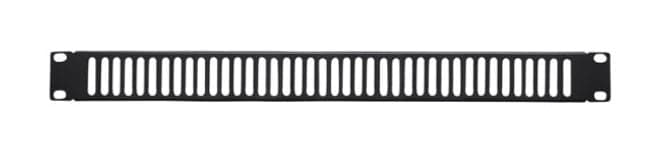 Pannello di chiusura ventilato 1U nero per rack Audio Video - Techly Professional I-CASE AV-ABLANV1