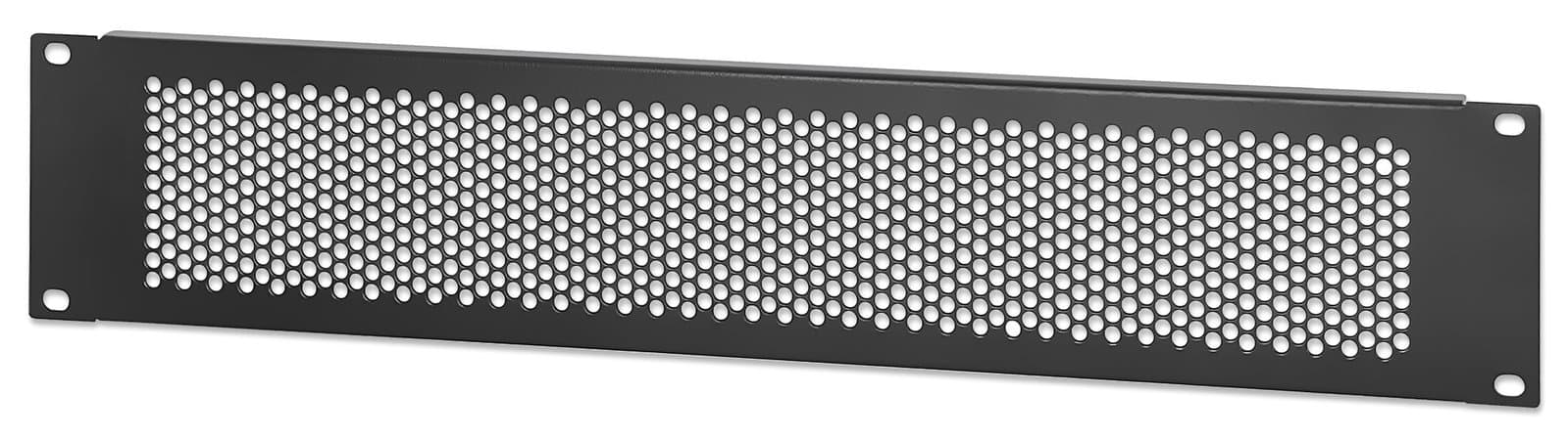 Pannello Cieco Ventilato per Armadi Rack 19'' 2U Nero - Intellinet I-CASE BLANK-2-BKV2