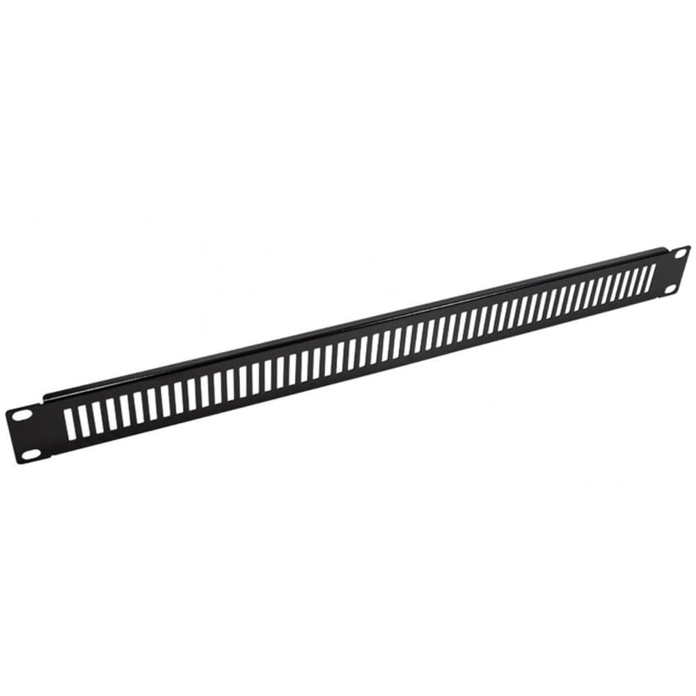 Pannello di Chiusura Ventilato 1 unità Nero - Techly Professional I-CASE BLANK-BKV