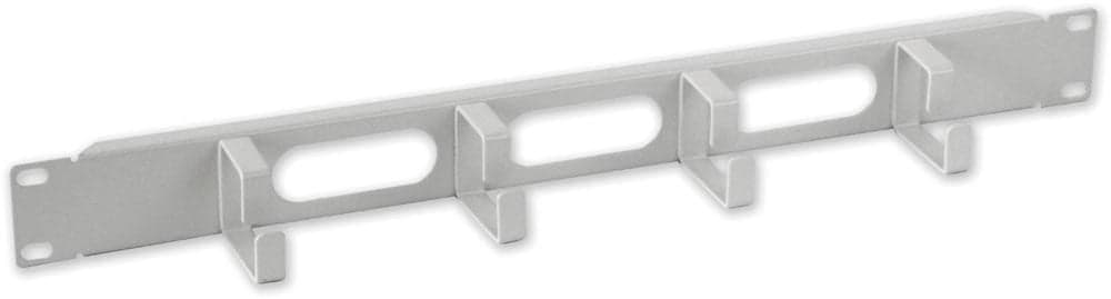 Pannello Passacavi 4 Anelli Corti 3 Fori 1U Grigio - Intellinet I-CASE CABLE rack 19"