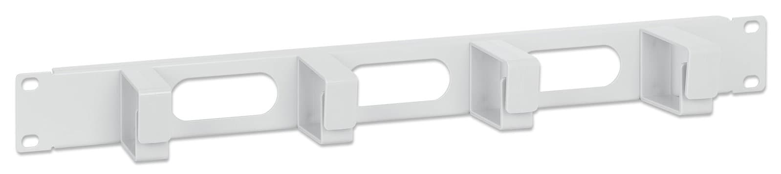 Pannello Passacavi 1U 4 Anelli Corti 3 Fori Grigio - Intellinet I-CASE CABLE-GYP