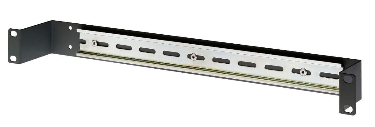 Contenitore Guida DIN 1U per Armadi 19" Nero - Intellinet I-CASE DIN-1BK