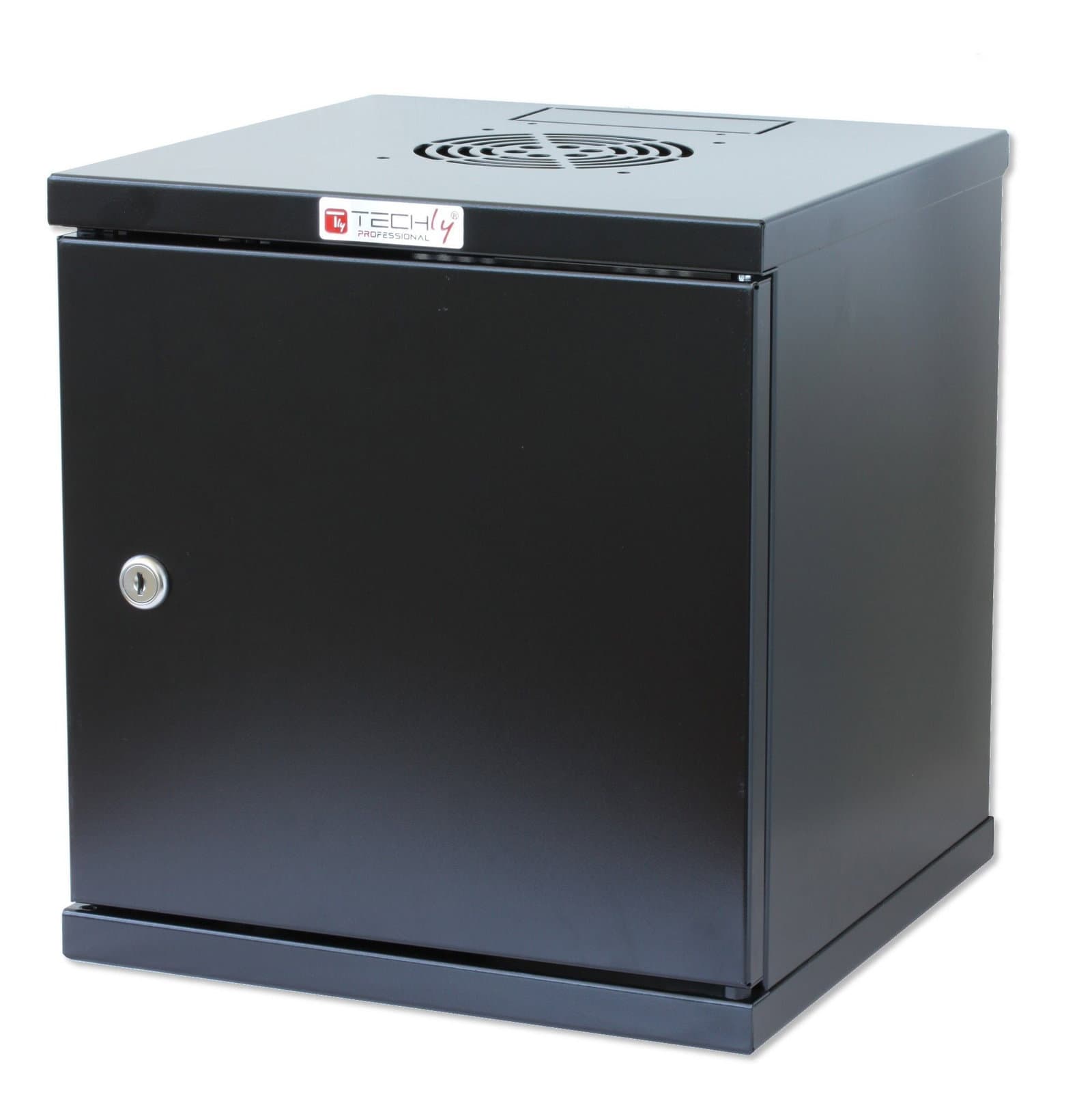 Armadio Rack 10" a Muro 6 Unità Porta Cieca Nero - Techly Professional I-CASE EM-1006BKCTY