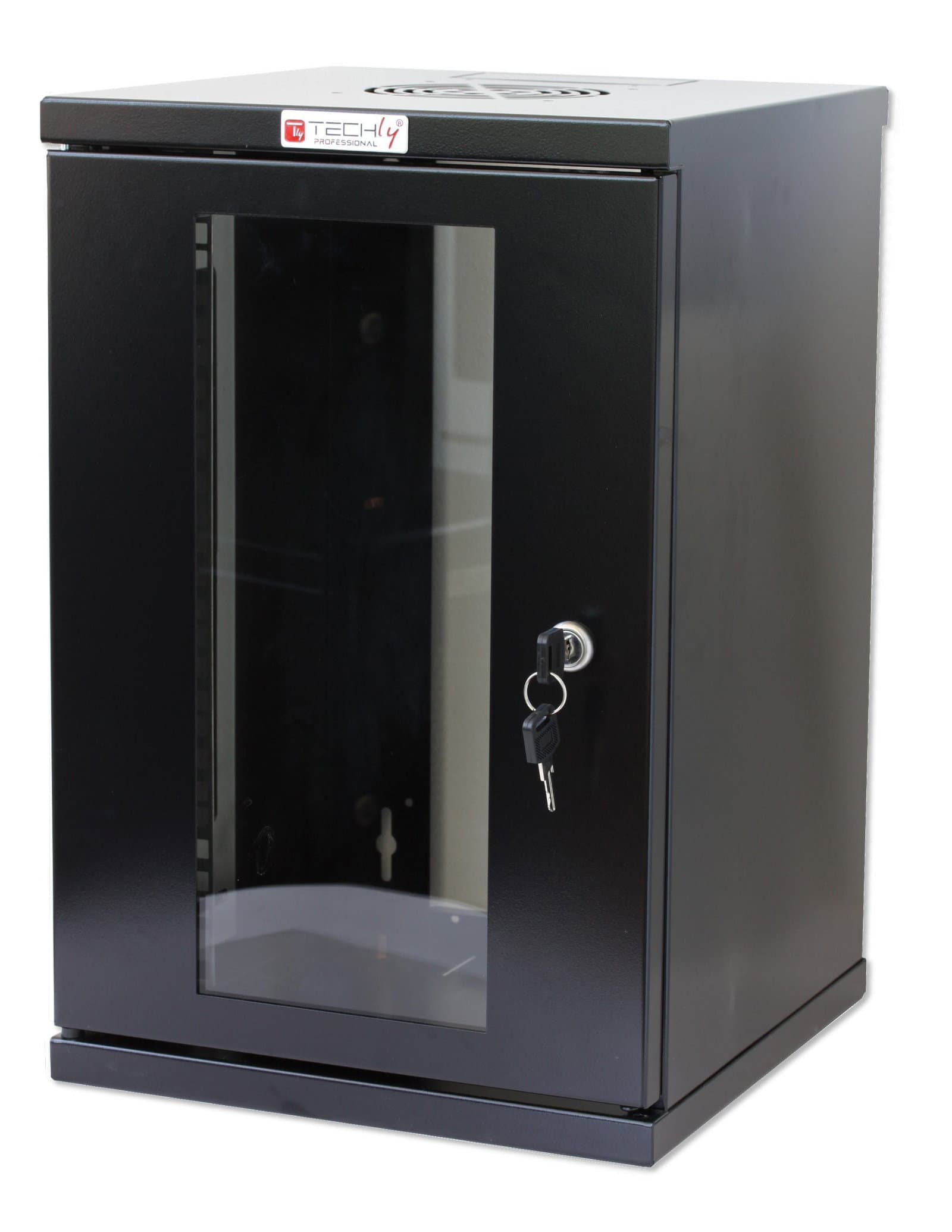 Armadio Rack 10" a Muro 9U Nero - Techly Professional I-CASE EM-1009BKTY
