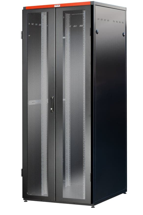 Armadio Rack NextGen 19" 800x800 42U Doppia Porta Grigliata Nero - Intellinet I-CASE EPPX-428BKV2