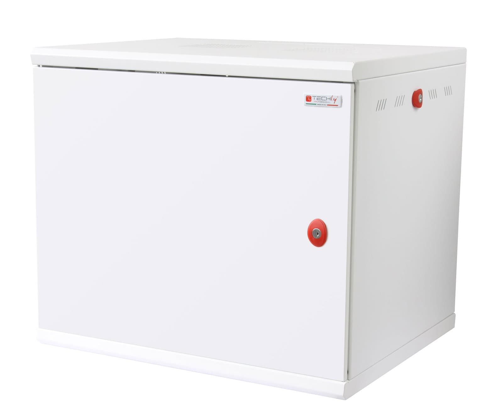 Armadio Rack 19" a Muro 16U Sezione Unica P.600mm Porta Cieca Bianco - Techly Professional I-CASE EW-2016WH6C