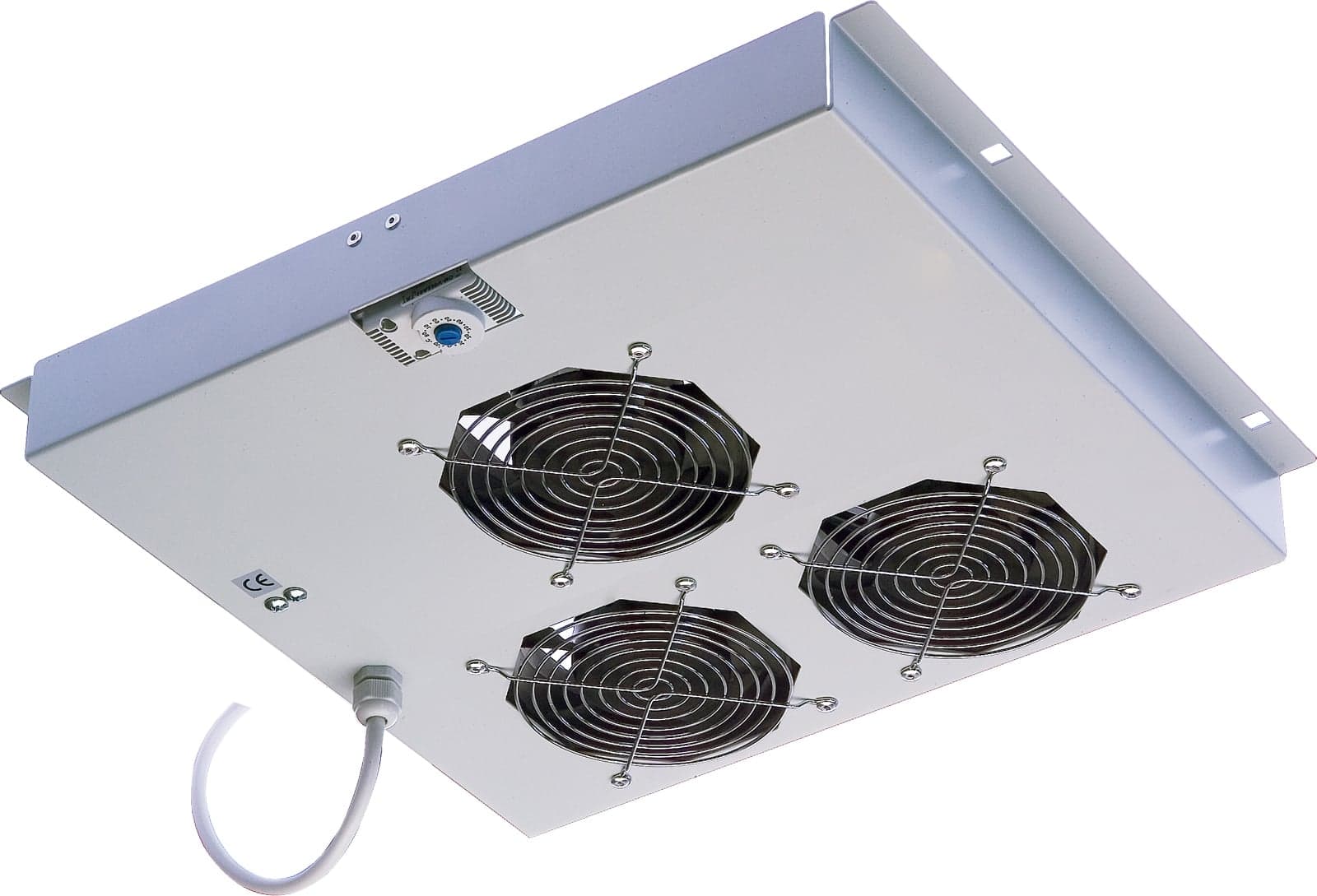 Gruppo 3 Ventole a Soffitto con Termostato per Armadi Rack - Intellinet I-CASE FAN-3 19"