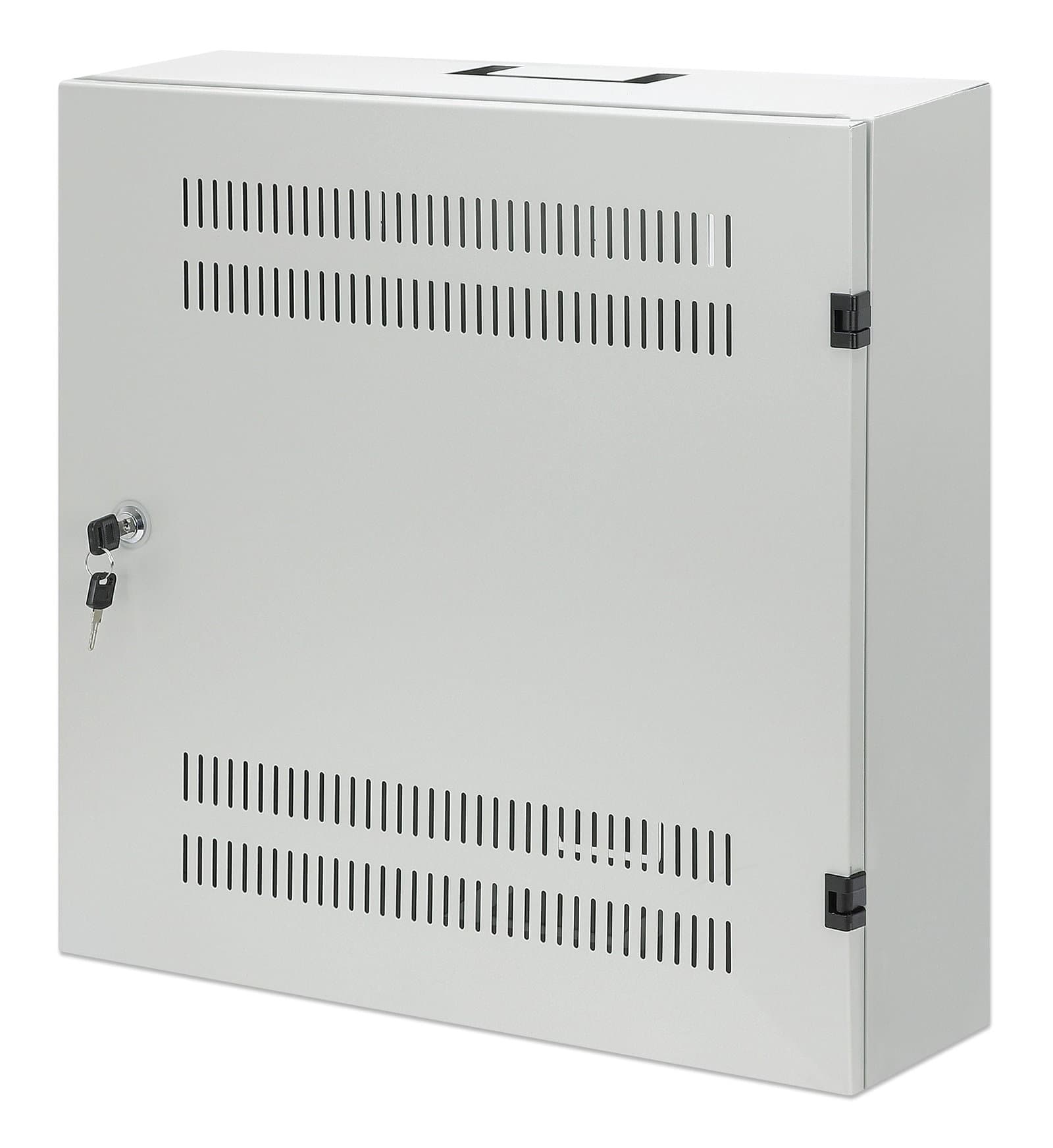 Armadio 19" a muro a basso profilo con montanti orizzontali 4U e verticali 2U - Intellinet I-CASE FL-4X2GYI