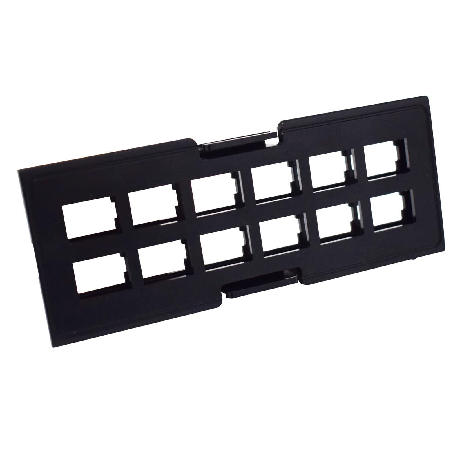 Pannello Frontale Adattatore 12 Posti SC/LC per Pannello Patch - Techly Professional I-CASE FO-48ADP-SCLC