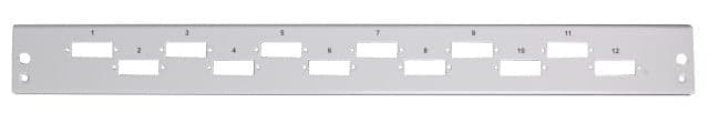 Pannello di Distribuzione 12 Bussole SC Duplex / LC Quad 1U Grigio - I-CASE FO-E12SCDH