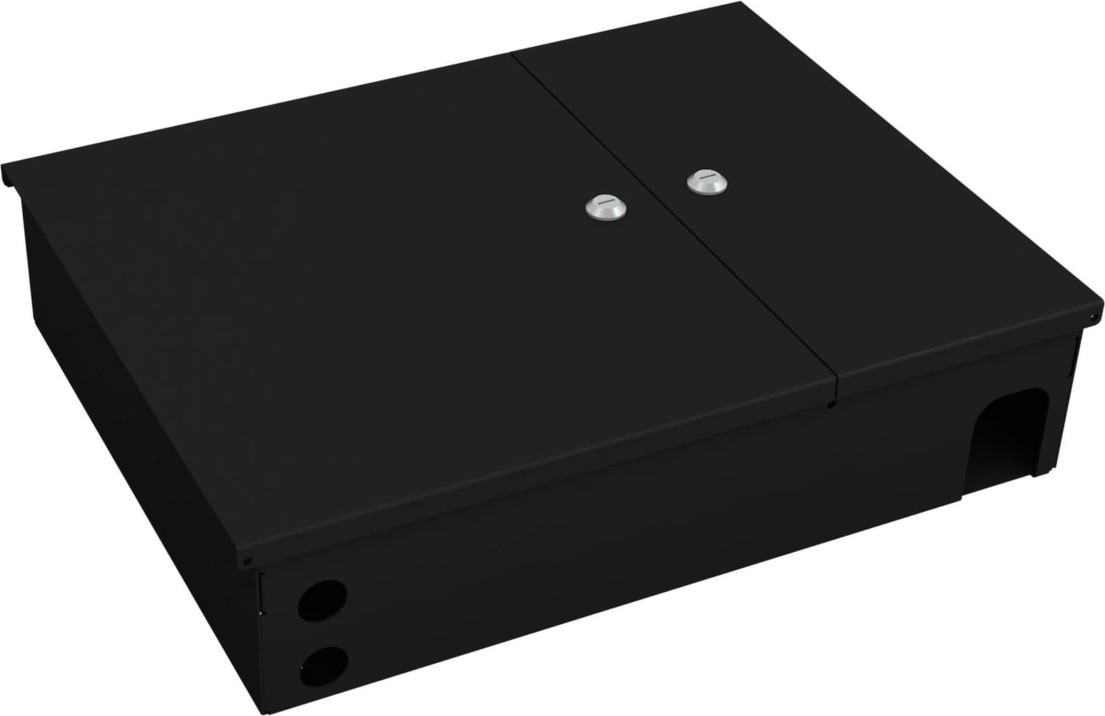 Box a Muro per Fibra Ottica Large Nero - Techly Professional I-CASE FO-MWLB
