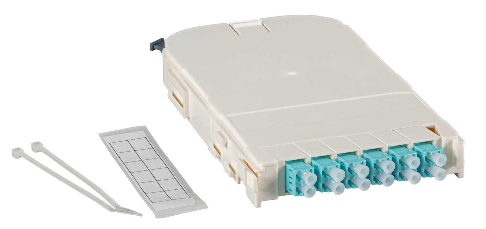 Modulo FTTH 12 Porte con Adattatori Ceramici LC/APC OS2 Monomodale - OEM I-CASE FTTH-12LCAPC