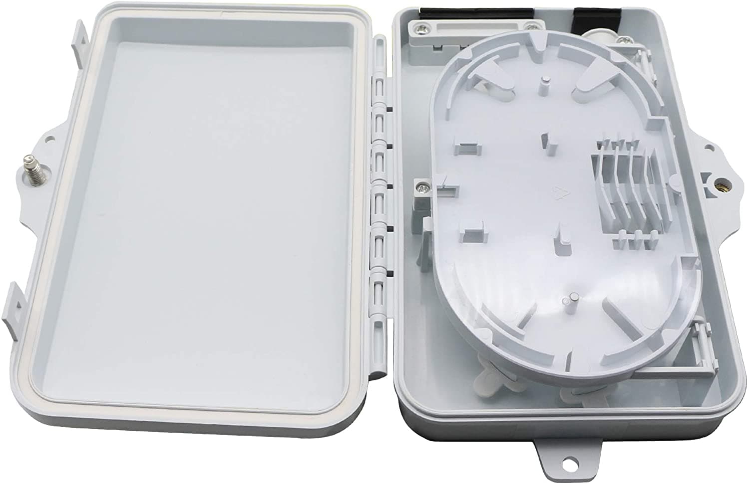 Scatola di Distribuzione Fibra Ottica FTTH IP65 4 Porte SC/LC - Techly Professional I-CASE FTTH-O4T