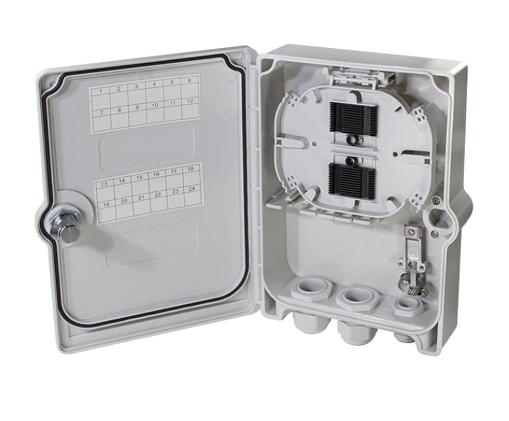 Scatola di Giunzione Fibra Ottica 24 Fibre per Applicazioni FTTH/FTTB - Logilink I-CASE FTTH-OUT24