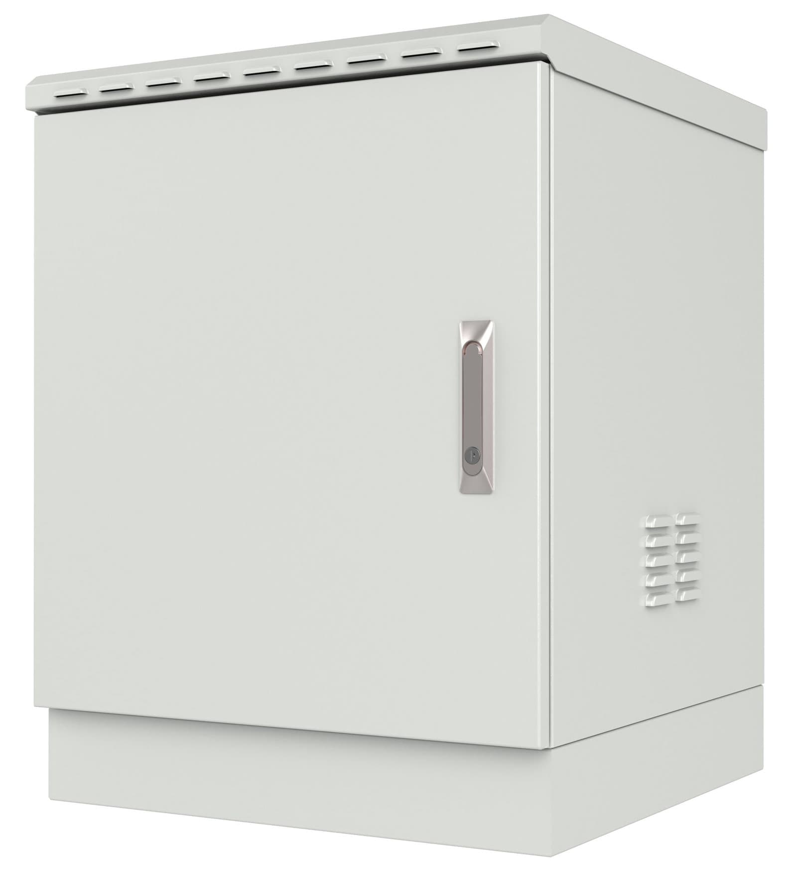 Armadio Rack 19" 12U IP66 Grigio Doppia Porta Cieca 600mm - Techly Professional I-CASE IP66-1260DP