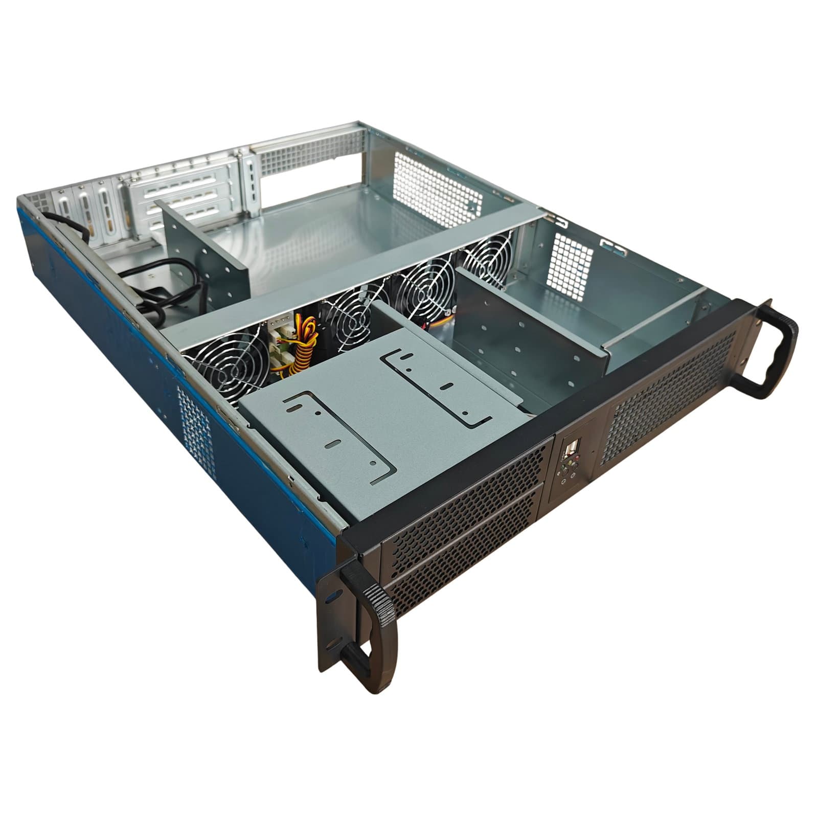 Chassis Industriale da Rack 19" 2U Nero - Techly I-CASE IPC-2055
