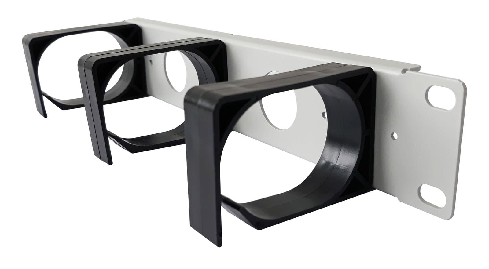 Pannello Passacavi 1U per Armadio 10'' Grigio - Techly Professional I-CASE M10-CABLE rack 19"