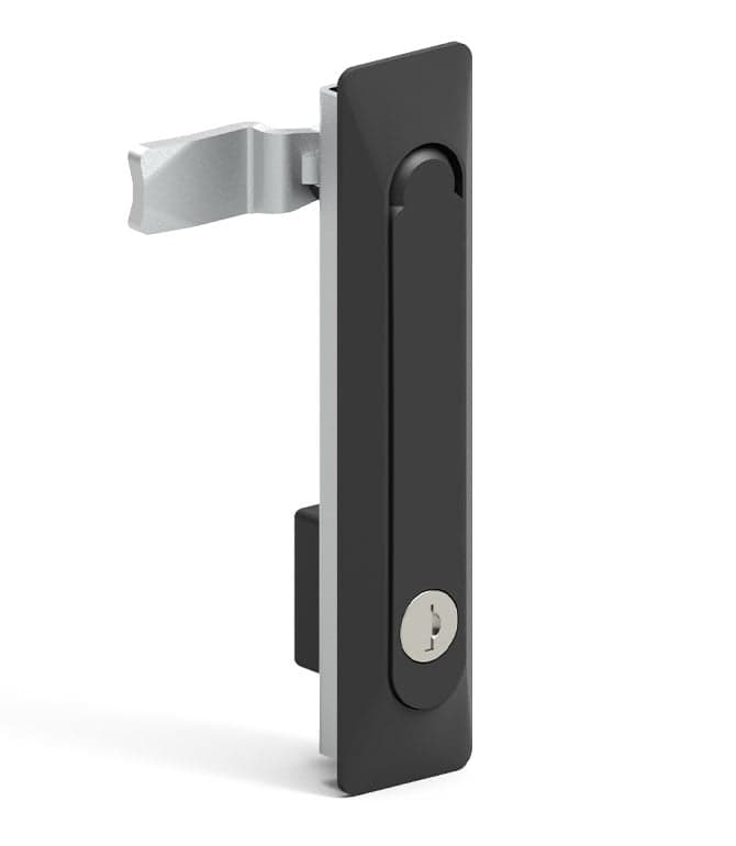 Maniglia Girevole per Porta Armadi Rack Nera - Intellinet I-CASE MAN-2
